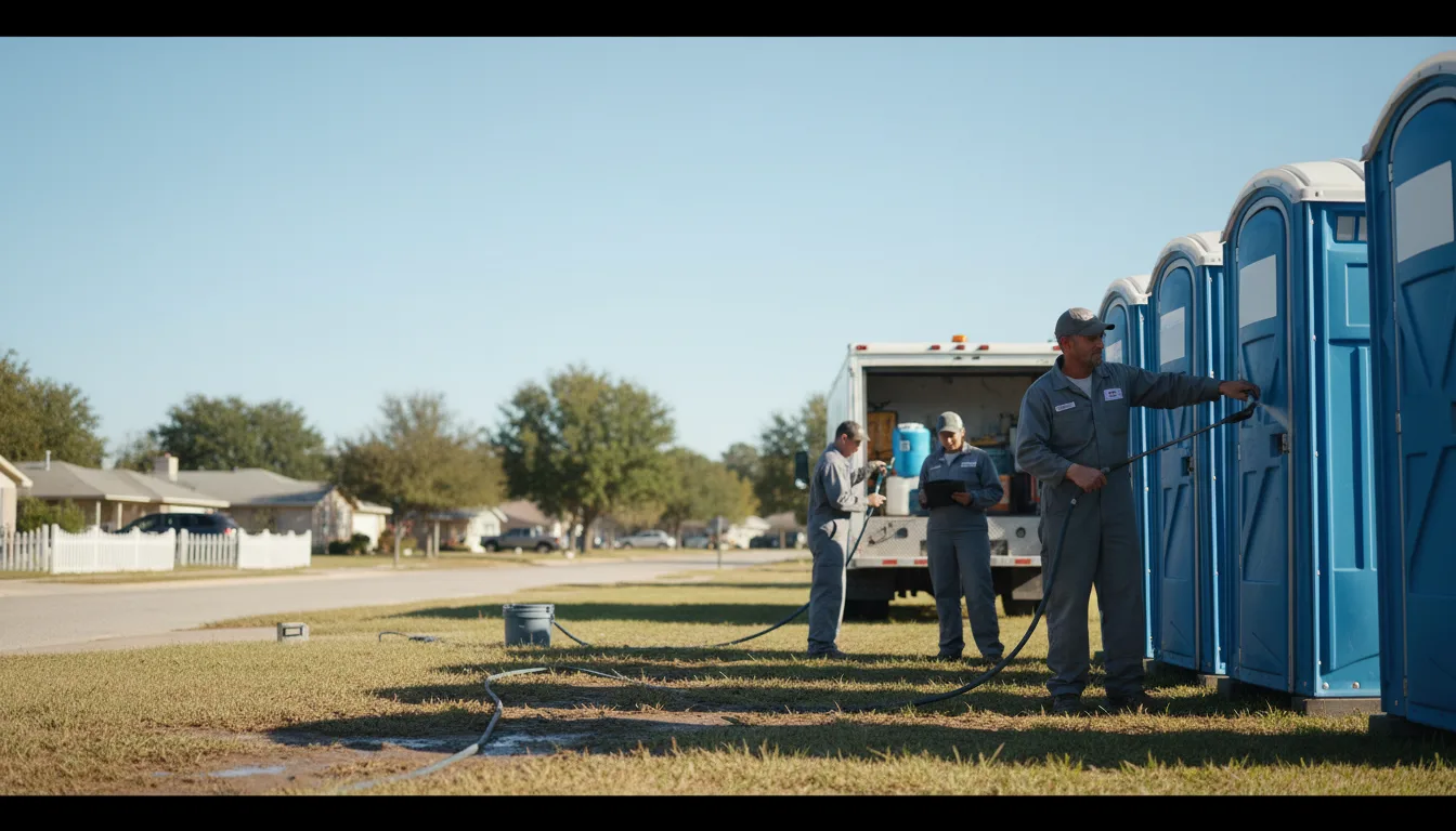 Long-Term Portable Toilet Rental in Sarona, WI near me